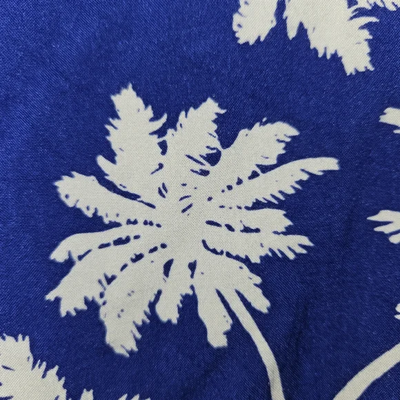 Kenny Flowers Blue Palm Limited Edition Button Down Cotton Hawaiian Shirt S - Picture 4 of 12